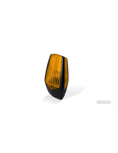 Gyrophare universel LED orange Motorline MP205 feu de signalisation support réglable engin