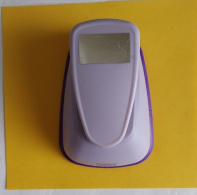 ''Rectangle Marvy Uchida Clever Lever large Craft Paper Punch 1'' x !.75''
