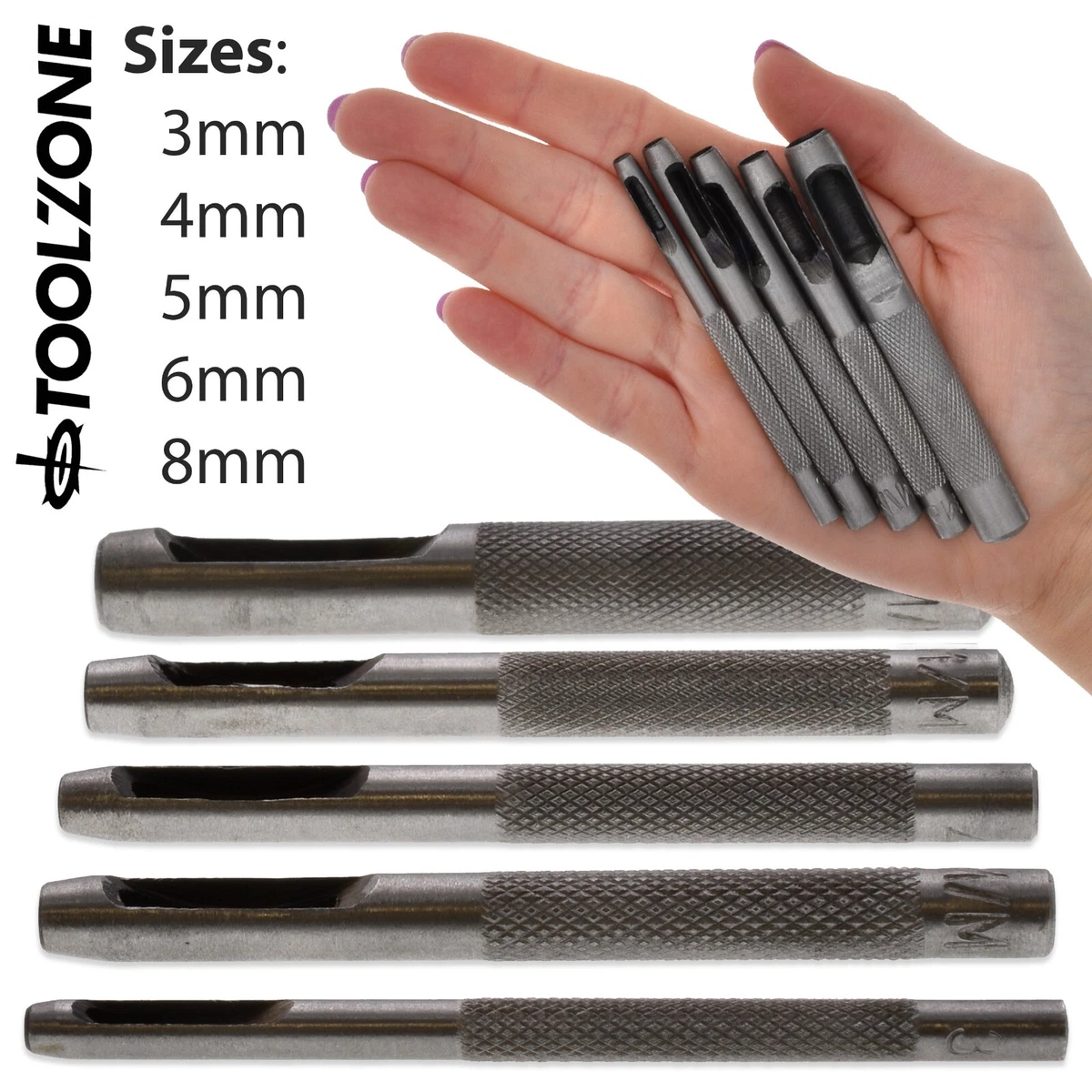 Gasket hole punch sale set