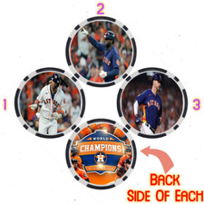 Houston Astros 2022 World Series Champs Collectable Chip Set (3)