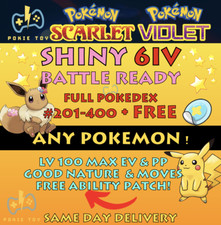 PICK ANY SHINY POKEMON x1 2-400 BATTLE READY TERA RAID  Pokemon Scarlet Violet