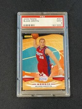 Blake Griffin 2009 Panini Rookie Card #301 • Graded PSA MINT 9 • RC • Clippers