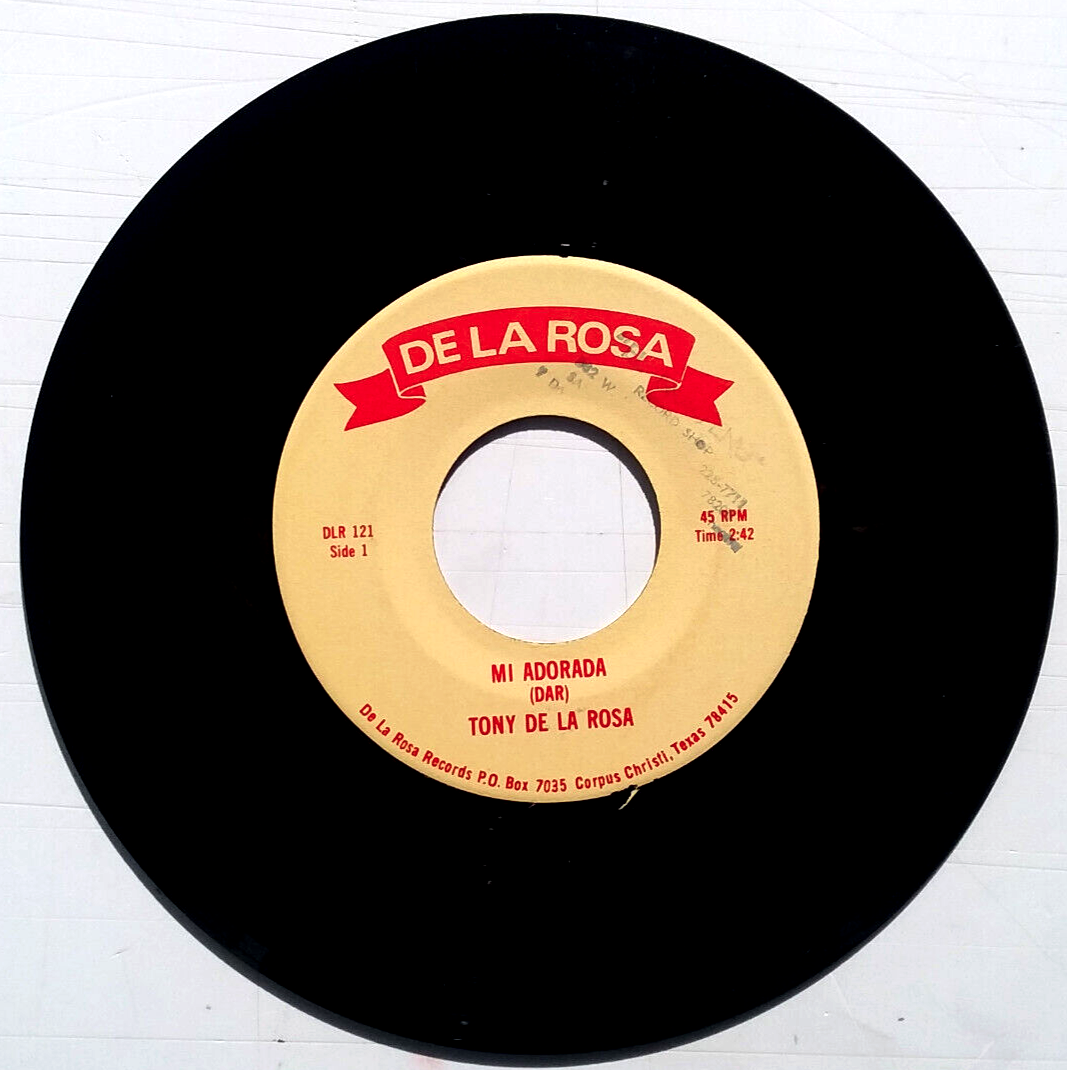 TONY DE LA ROSA - Mi Adorada / El Zandungo - Vinyl 45rpm 1974 DLR