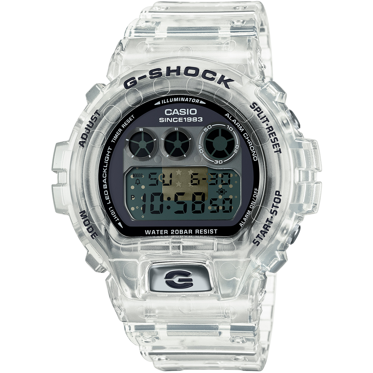 【未使用品】G-SHOCK DW-6940RX-7JR 40周年モデル CASIO G-SHOCK DW-6940RX-7JR 40th Anniversary CLEAR REMIX Limited