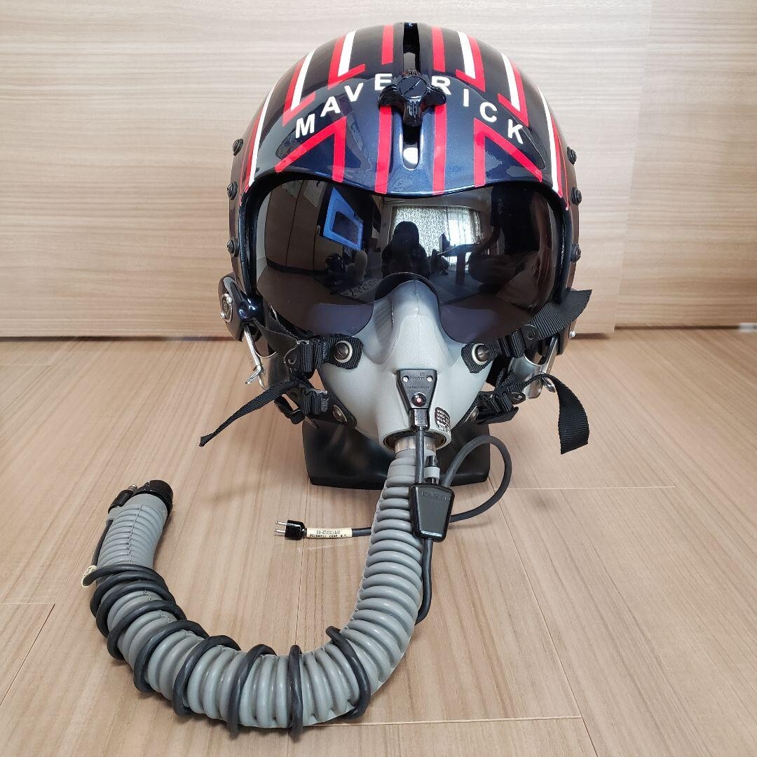 Top Gun Maverick HGU-33 Helmet Replica with MBU-12 Oxygen Mask F/S