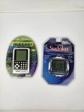 Excalibu Sudoku & Sudoku Puzzler Portable Hand Held Electronic Game  Lot of 2