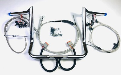 14x 1.25  Pre Wired Handlebar Kit 02-06 Harley Electra Glide, Ultra Plug n Play