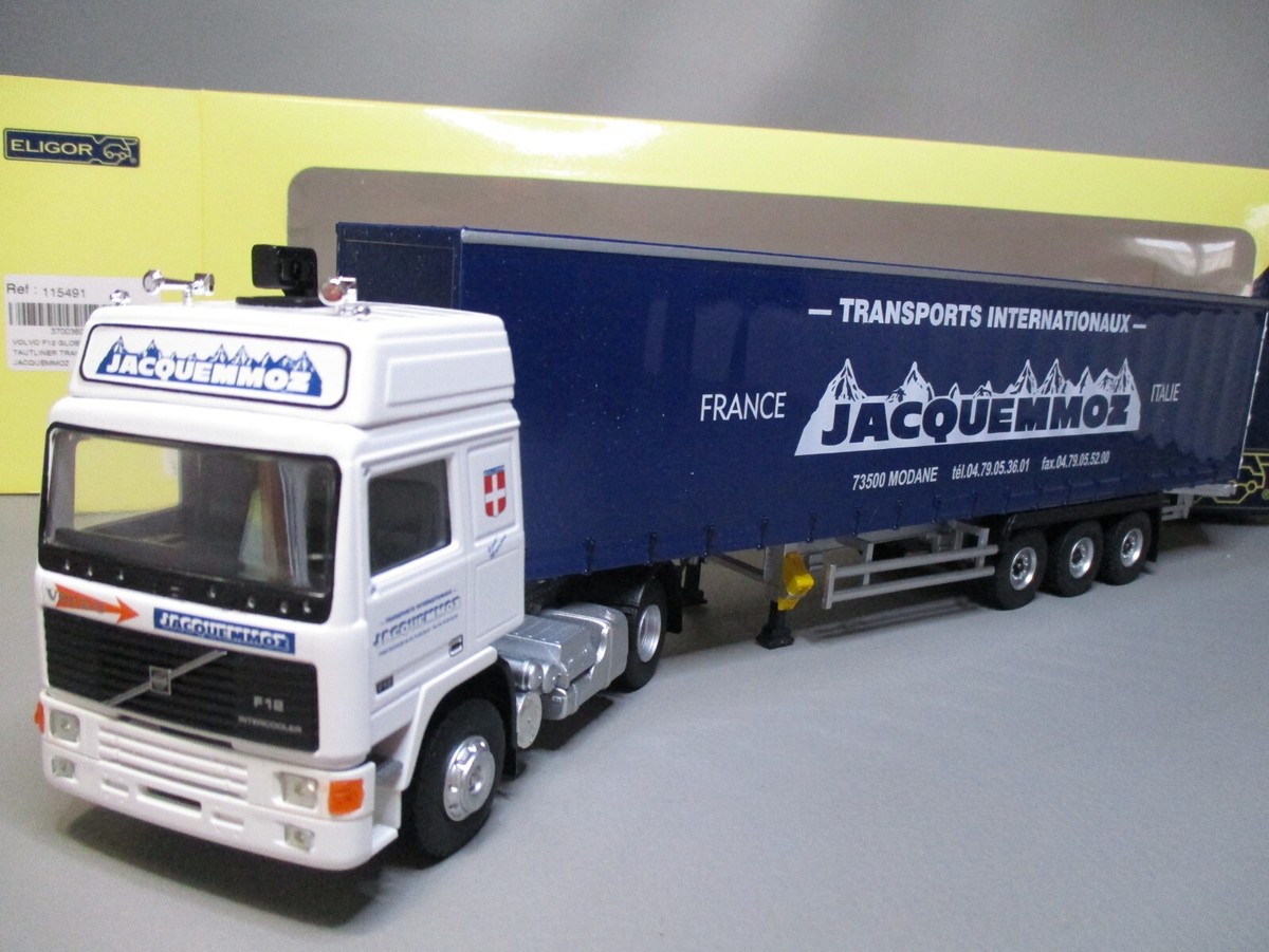 Dv10791 Eligor 1/43 Freightliner Semi Fourgon Mats Anniversary Ref