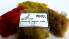 Natures Spirit Snowshe Rabbit Foot Dubbing