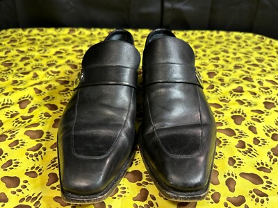 Gucci, 114416, silver GG logo, Leather Moccasin Lifford Black Loafers size 15 Gucci lifford nero leather - Gem main image 2