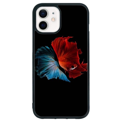 vintage design fighting fish Universal Case For iPhone SE XS XR Max 5 6 7 8 Plus - Picture 5 of 25