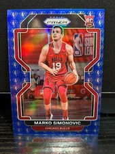 2021-22 Panini Prizm - NBA 75th Anniversary Prizm #166 Marko Simonovic (RC)Bulls