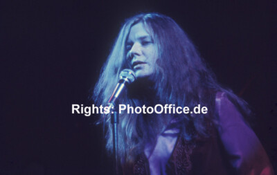 Janis Joplin, Ed Sullivan 1969, rares 30x45cm Foto Poster vom orig. Dia, Konzert
