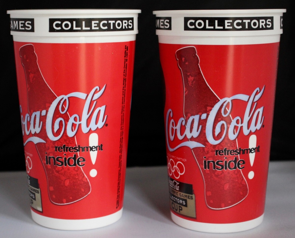 1996 ATLANTA OLYMPICS COCA-COLA COLLECTORS CUPS w/ Gold Hologram