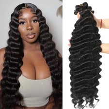 UNice Mongolian Loose Deep Wave Bundles Human Hair Extensions Virgin Hair Weaves