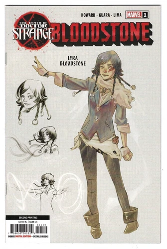 Marvel Comics DEATH OF DOCTOR STRANGE BLOODSTONE #1 second printing variant