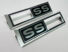 1968 Chevelle Impala Nova Ss Emblem Marker Light Bezel Front Fender Billet