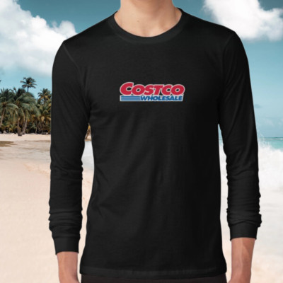 Costco Logo American Long Sleeve T-Shirt Funny Size S to 5XL