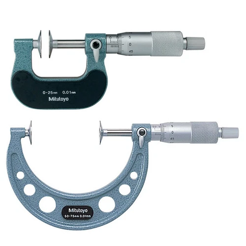 [New] Mitutoyo / 123-103 / Disk Micrometer, 50-75mm, 0.01mm, ±0.006