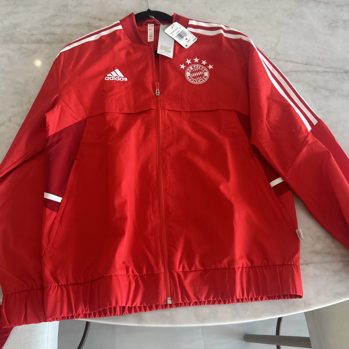 Bayern Munich Red International Club Soccer Fan Jackets for sale
