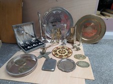 Joblot Metal Brass Silver Plated Items ,Rare Vintage ,Hard To Find