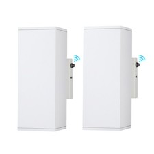 2-Pack Warm White LED Outdoor Wall Sconce Dusk-to-Dawn IP65 Waterproof