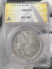 1880-O $1 Morgan Silver Dollar ANACS AU58 Early US Coin