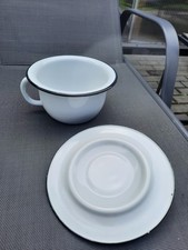 NACHTTOPF EMAILLE VINTAGE 20 cm diamater