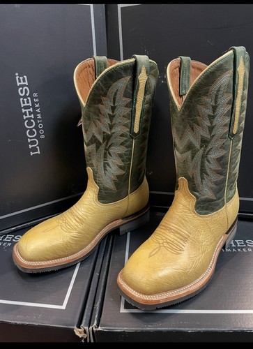 BOTAS VAQUERAS LUCCHESE RUDY PARA HOMBRE - PUNTERA CUADRADA Talla 8 EE Última - Imagen 3 de 6