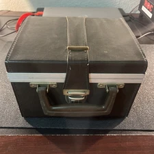 Vintage 8 Track Chest Trunk With Working Latch Red Velvet Inside