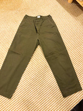 Todd Snyder Men s Green Chino Pants 32W relaxed fit 28.5in inseam