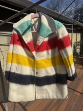 Vintage Hudson  s Bay Blanket Coat   100 Wool   Made in Canada   1960s/1970s