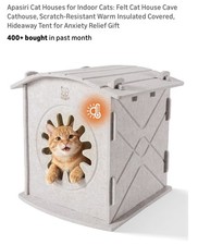 NIB Cat House For Indoor Cat Felt Cat House New US SELLER