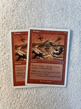 Magic - X2 Tremor Classic - Core Set 6th Edition- Red - HP - MTG - Shinetized