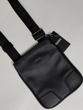 Image of HUGO BOSS MAGMA CROSSBODY MESSENGER BAG 50261705 Black