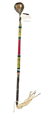 #ad #ad Coup Stick; Original Native American Indian Beaded Hide Wood ; 29quot;; Late 1800s $520.00