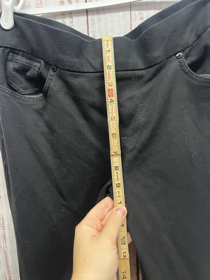 Gloria Vanderbilt Jeggings Mujer Grande Pequeño Negro Promedio Pull On Foto 4 de 4