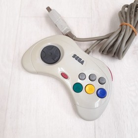 Sega Saturn white Console with 2 controllers, 5 games & 8M memory Japanese