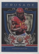 2019 Panini Prizm Draft Crusade Blue Prizm Hakeem Butler #7 0d4