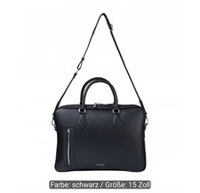 Elegante schwarze Laptop-Tasche für Damen