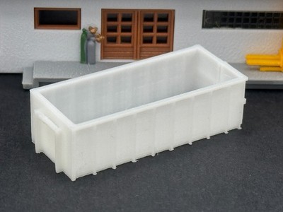 6 Stück: Bau Schutt Container, Schrott Container, Spur N, 3D-Druck