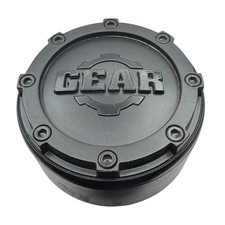 Gear Alloy Wheel Center Hub Cap Satin Black 5.25 Snap In 809k133-up Gear Alloy Wheel Center Hub Cap Satin Black 5.25 Snap In 809k133-up