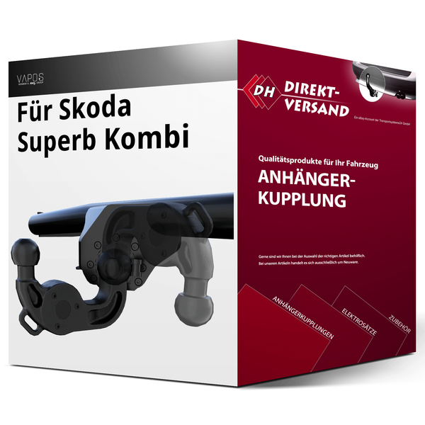 AnhäNgerkupplung Schwenkbar für Skoda Superb Kombi 11.2023-Jetzt Neu-image