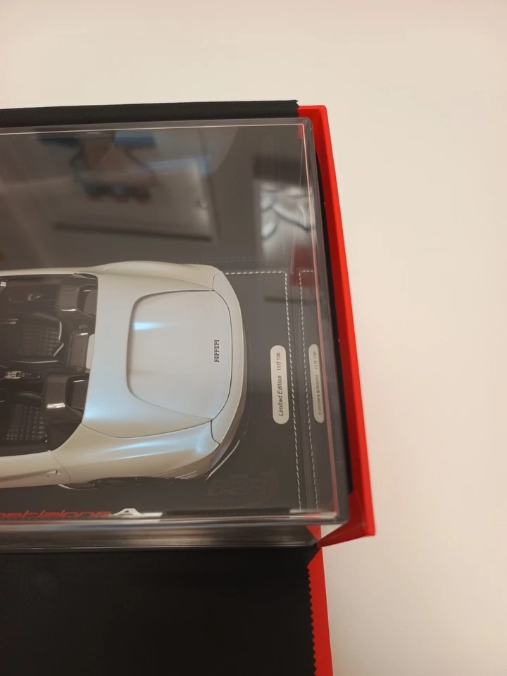 BBR Ferrari 812 competizione A bianco onda marina 1:18 1/18 P18209CL Leclerc - Immagine 2 di 4