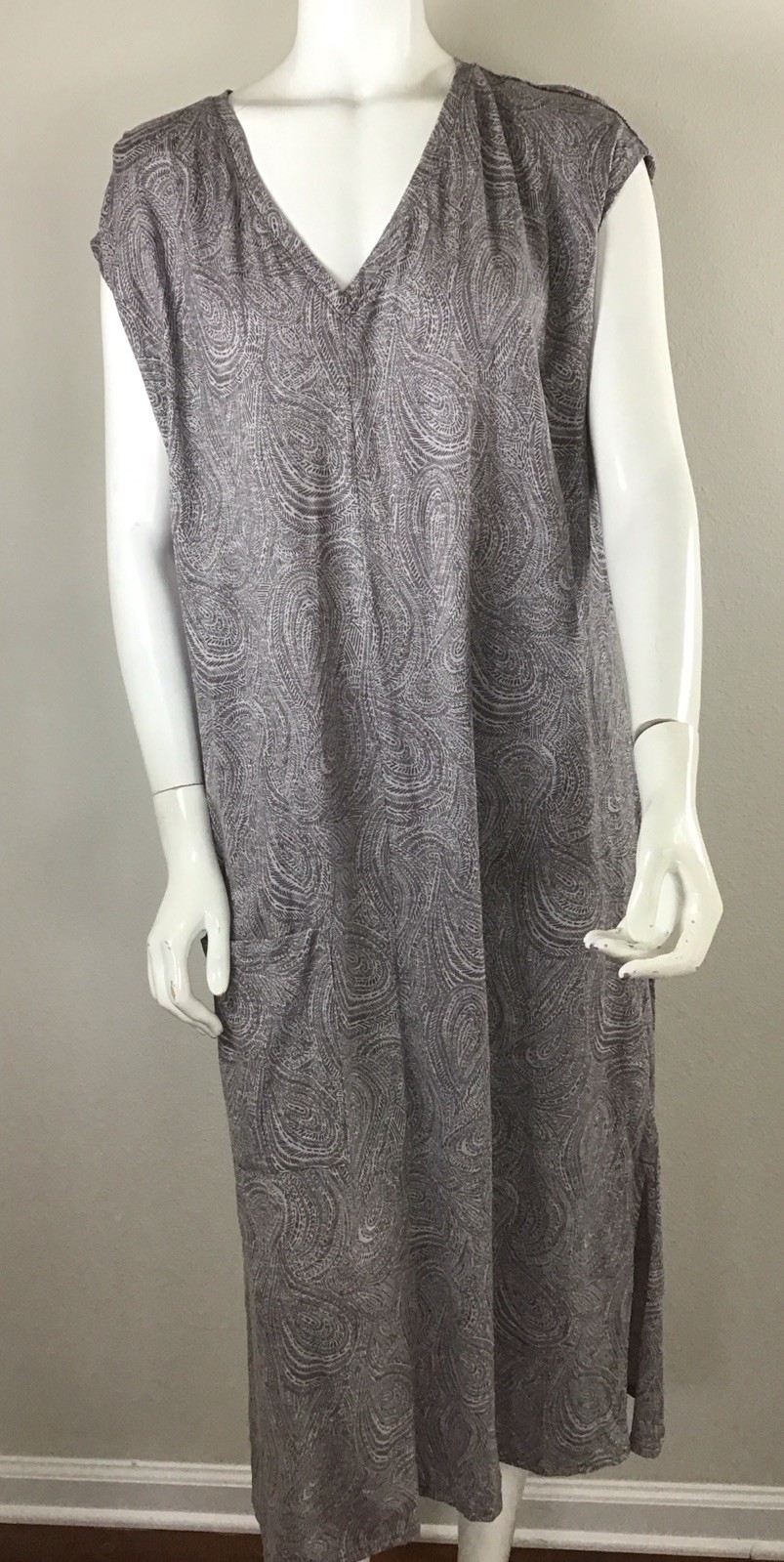 Maxi Vestido Para Mujer Garnet Hill Talla XL Boho, Look Lagan, Minimalista, Playa.