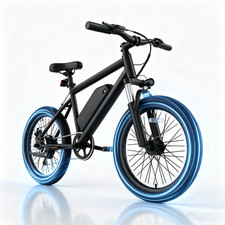 20" Electric Bike for Adults 350W Ebike 19MPH 30 Miles 249.6WH Disc Brakes