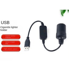 USB To 12V Car Cigarette Lighter Female Socket Converter Adapter lot Connector
