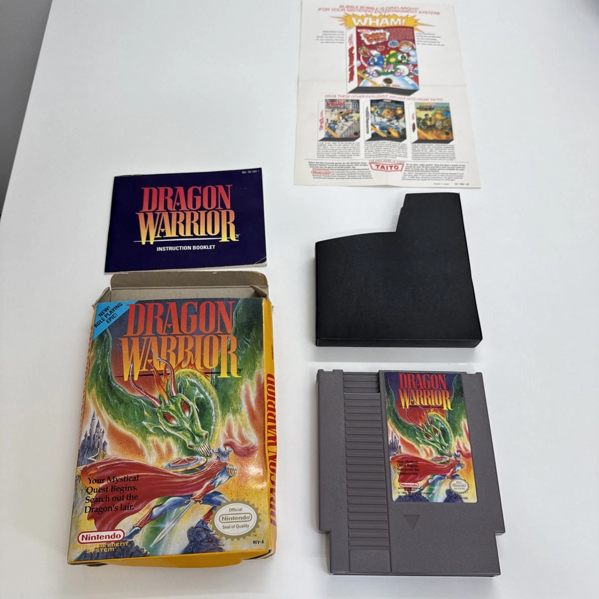 Nintendo NES Boxing Video Games Dragon Warrior for sale | eBay