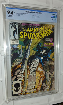 AMAZING SPIDER-MAN # 294 - NOV 1987 - MARVEL - KRAVEN - CBCS 9.4 NM * NOT CGC *