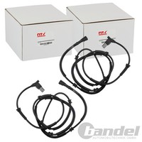 2X NTY ABS-SENSOR Raddrehzahl Vorne Beidseitig Passend FüR Jeep Wrangler